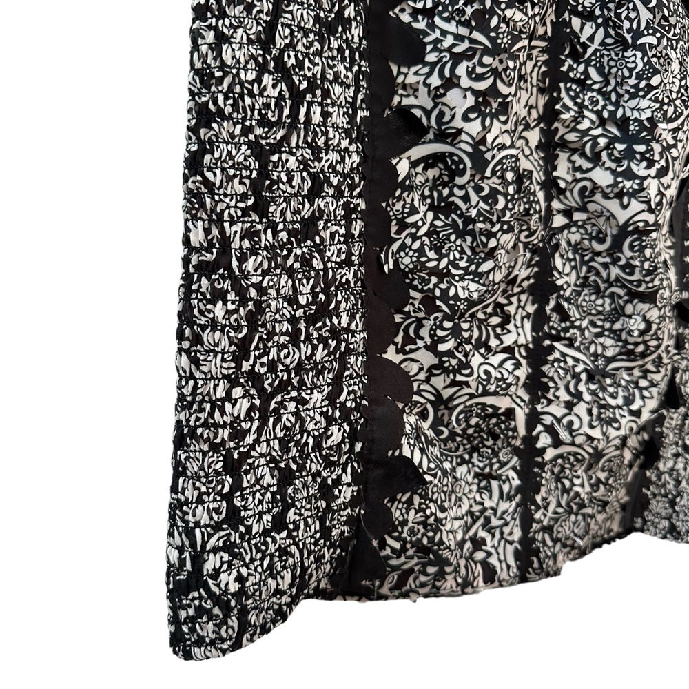 Anthropologie Beguile Pencil laser cut Skirt by Byron Lars  Size 0 NWT - Picture 6 of 14